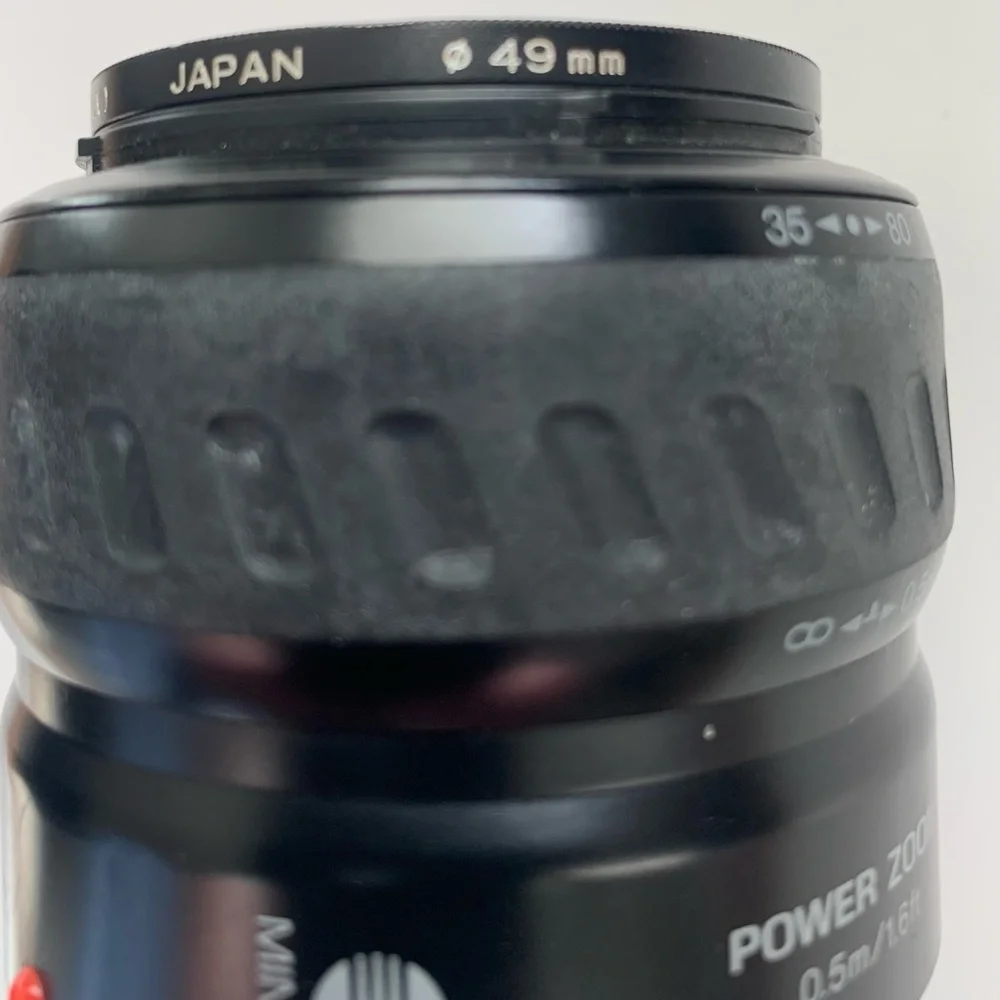 Minolta Maxxum Power Zoom 0.5m/1.6ft. AF 35-80 Lens - Japan
